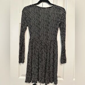 Long sleeve babydoll dress